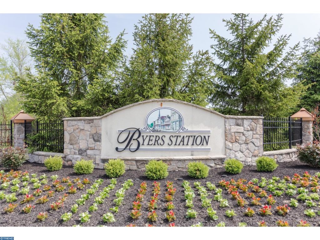 Byers Station Sign.